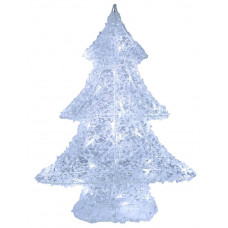 CRYSTAL ALBERO DI NATALE 25 LED CM.48H A BATTERIA (3pz)